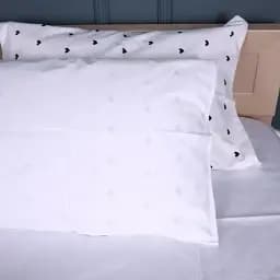 Наволочка MirSon Сатин 22-1390 Hearts and Dreams 50х70 см біла з чорним (2200010563702)