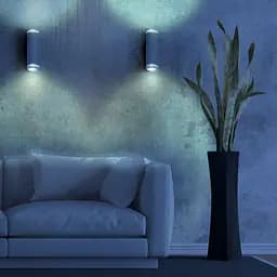 Бра Polux Goldlux 324375 Paris GU10 2x10W IP20 WH - мініатюра 4
