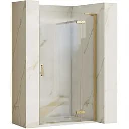 Душові двері Rea Hugo 100 brushed gold REA-K8413