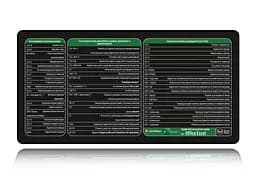Великий килимок для мишки WorkPlaceShop Поєднання клавіш для Excel 600 x 300 мм