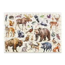 Дитячий пазл "Лісові тварини" DoDo Toys 300638, 200 елементів - мініатюра 3