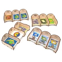 Склад ресурсів для гри Tower Rex Колонізатори + доповнення Catan Cardholder All-In-One Bundle (2150)