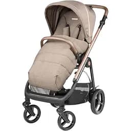 Коляска Peg-Perego Veloce Belvedere Mon Amour 2 в 1 з підставкою до люльки рожеве золото - мініатюра 2