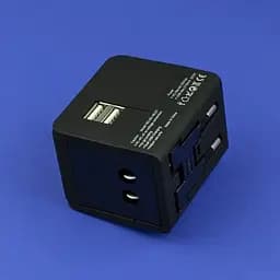 Перехідник зарядний на всі розетки світу Adapter XO WL-01 EU-US-UK - мініатюра 2