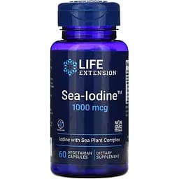 Вітаміни та мінерали Life Extension Sea-Iodine 1000 mcg, 60 вегакапсул