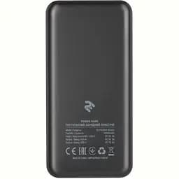 Зовнішній акумулятор (павербанк) 2E PB2004 20000mAh Type-C Black (2E-PB2004-BLACK) - мініатюра 4