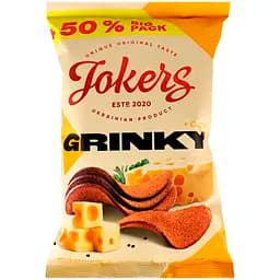 Грінки Jokers житньо-пшеничні зі смаком сир 120 г