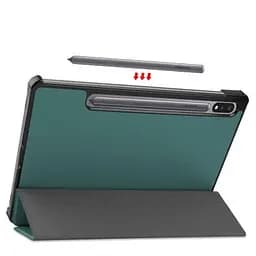 Чохол до планшета BeCover Smart Case Samsung Tab S9 Plus (SM-X810/SM-X816)/S9 FE Plus (SM-X610/SM-X616) 12.4" Dark Green (710323) - мініатюра 4