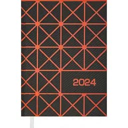 Щоденник датований Buromax Linea 2024 A5 помаранчевий (BM.2151-11)