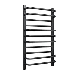 Водяной полотенцесушитель Navin Грандис 500x800, черный муар 12-228053-3680, Черный матовый