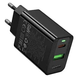 МЗП Hoco CS95A Leader PD30W+QC3.0 (1USB-A/1C) Black - мініатюра 5