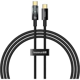 Кабель Baseus Explorer with Auto Shutdown USB-C to USB-C 100w 1m Cluster Black (P10319703111-00) [152047]