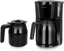 Кавомашина з фільтром Emerio CME-125050 з 2 термоглечиками, 900 Вт, до 8 чашок в одному проході Поворотний фільтр 1 x 4