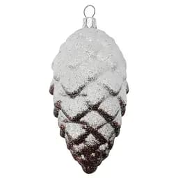 Ялинкова іграшка MIS LT Шишка 5,5х5,5х11,5 см коричневий