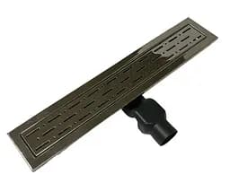 Душевой канал Maxiflow VEGA LUX 40 см решетка Дождь 4079.0Y050K.040.1