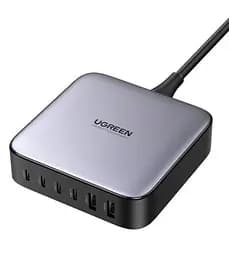 Зарядний пристрій 200 ват максимальний Ugreen CD271 6 портів 2U+4C 200W GaN - мініатюра 2
