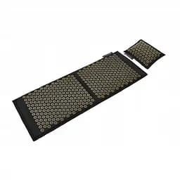 Килимок акупунктурний 4FIZJO Eco Mat Аплікатор Кузнєцова з подушкою 130 x 50 см Black/Gold 4FJ0291 (P-5907739313591) - мініатюра 3