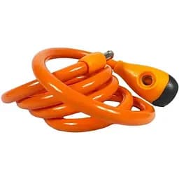 Велозамок Good Bike Security Lock тросовий Ø12 x 1500 мм помаранчево-жовтий (92758G-IS) - мініатюра 4