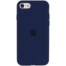 Чехол Epik Silicone Case Full Protective (AA) для Apple iPhone SE (2020) / 7 / 8 (4.7) Темно-синий / Midnight blue