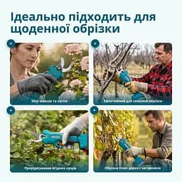 Konner & Sohnen Секатор акумуляторний Konner&Sohnen KS CPS20V-32 Case PLUS 20В акб 2х2А·рік d 15-32мм ЗП кейс 0.89кг - мініатюра 7