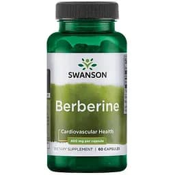Берберин Swanson Berberine 400 мг 60 капсул (100-68-6731061-20)