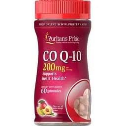 Натуральна добавка Puritan's Pride CO Q10 200 mg, 60 желейок