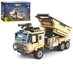 Військовий конструктор Limo Toy для хлопчиків HIMARS, стріляє ракетами на 353 деталі (KB 1103)