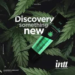 Лубрикант на водній основі Intt Cannabis (100 мл) Intt SO2931 93041 - мініатюра 2