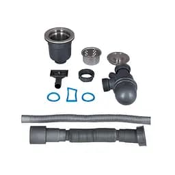 Кухонна мийка Lidz H6050B 3.0/0.8 мм Brush Black (LDH6050BPVD3008), Чорний - мініатюра 7