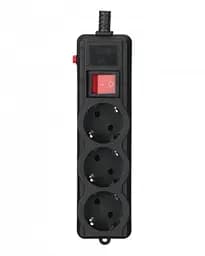Фільтр живлення Gembird Pro 3 розетки, 4.5м, чорний (SPG3-G-15B-PRO) - мініатюра 4