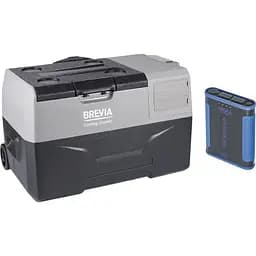 Автомобільний холодильник Brevia 30 л (22710) + портативна зарядна станція Brevia ePower 48Ah (fp_9)
