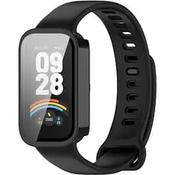 Чохол-накладка DK для Xiaomi Redmi Smart Band 3 Пластик Gloss Glass Full Cover (018832) (black) - мініатюра 3