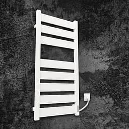 Электрический полотенцесушитель Kosser Волс 1000x500 ER тайм. белый ДВЛ02ERW, Белый матовый, Правое