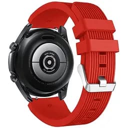 Силіконовий ремінець Watchbands Galaxy на смарт-годинник Samsung Galaxy Watch 3 45mm - червоний (WB001GALAXYRED38)