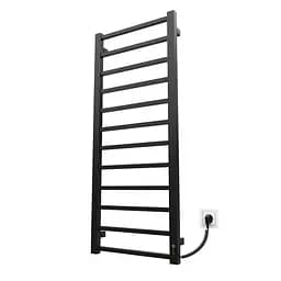 Електрична рушникосушарка Kosser Лофт 1200x500 ER ДЛФ04ER, Чорний матовий, Праве