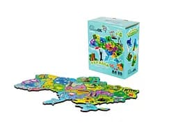 Магнітна мапа-пазл Україна, Puzzleоk (Нова), 25 ел.