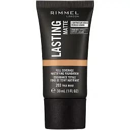Тональная основа Rimmel Lasting Matte тон 203 (True Beige) 30 мл