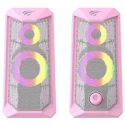 Колонки ігрові Havit HV-SK202 USB 2.0 pink (HV-SK202) - мініатюра 2