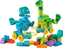 Конструктор LEGO DUPLO Town Динозаври на колесах 3в1 108 деталей (10451) - мініатюра 6
