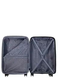 Валіза середня M поліпропілен Worldline Airtex 282 74л 64×41×26см Чорний - мініатюра 11