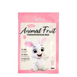 Маска для обличчя поживна Sadoer Animal Fruit Peach тканинна 25 г (SD35103)