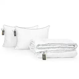 Набір MirSon бамбуковий №9530 Royal Pearl Hand Made Bamboo демі ковдра 200х220 см + 2 подушки білий (2200010805628)