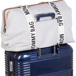 Сумка Childhome Mommy bag Signature - Canvas White, біла (CWMBBSCOW) - мініатюра 10