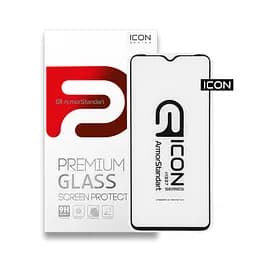 Захисне скло для Realme X2 Pro, Icon, 2.5D загартоване скло, повне проклеювання, глянсове, удароміцне, з олеофобним покриттям, сумісне з чохлами, міцність 9H, проста установка, ArmorStandart (ARM56300-GIC-BK)
