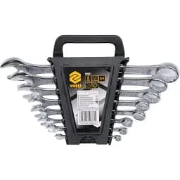 Ключі ріжково-накидні Vorel М 6-22 мм набір 8 шт. (50861)