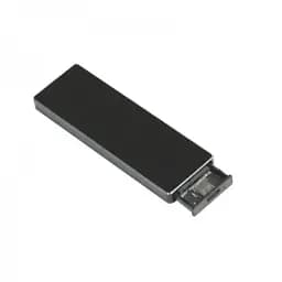 Кишеня зовнішня AgeStar, Black, M.2, USB 3.2 Gen2, 1xM.2 NVMe / SATA, формат 2230/2242/2260/2280, алюмінієвий корпус (31UBVS6C) - мініатюра 2