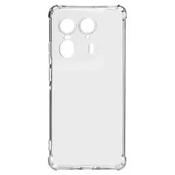 Прозрачный чехол для Motorola Edge 50 Ultra с защитой камеры и усиленными бортами, тонкий, силиконовый, бесцветный, ударостойкий, противоударный бампер c закрытой камерой, ArmorStandart (ARM77361)