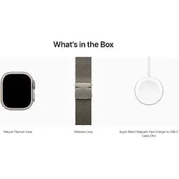 Смарт-годинник Apple Watch Ultra 2 49mm Natural Titanium Case with Natural Titanium Milanese Loop Large (MX5T3) [114928] - мініатюра 4