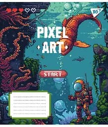 Набір зошитів Yes Pixel art А5 в лінійку 12 аркушів 25 шт. (767228) - мініатюра 3