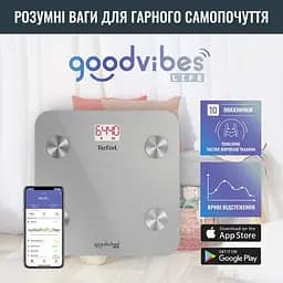 Ваги для підлоги електронні Tefal Goodvibes Life BM9600S1 - мініатюра 2
